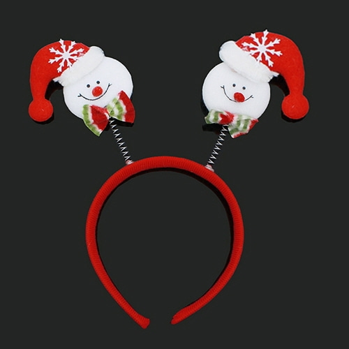 눈사람머리띠(23cm) 크리스마스 코스프레소품