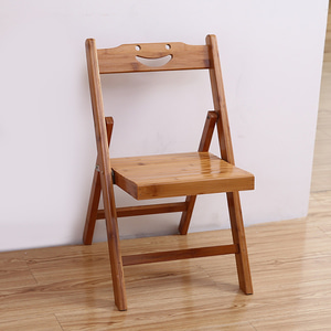 스마일 대나무 등받이 의자(소형)