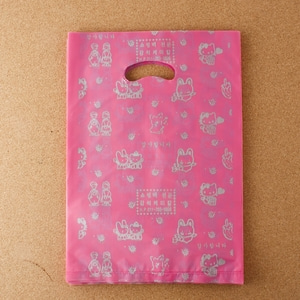 100p 양장비닐봉투(핑크)(22)
