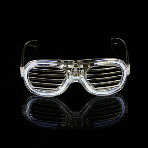 LED 야광 쉐이드 안경(투명)