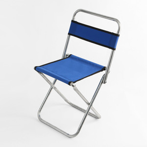 캠프 접이식 등받이 레저의자(블루)