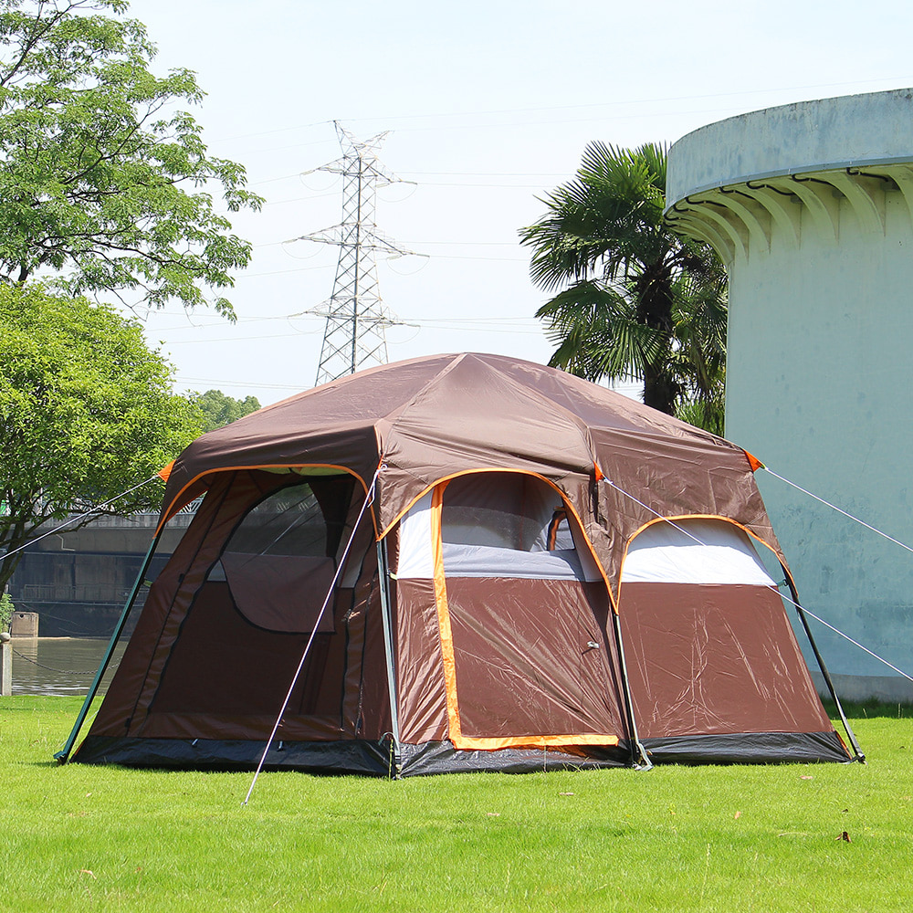 온가족캠핑 거실형 텐트 패밀리 리빙쉘 감성 타프일체