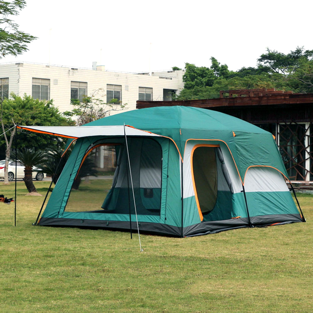 10인용 온가족캠핑 거실형 텐트 (그린)