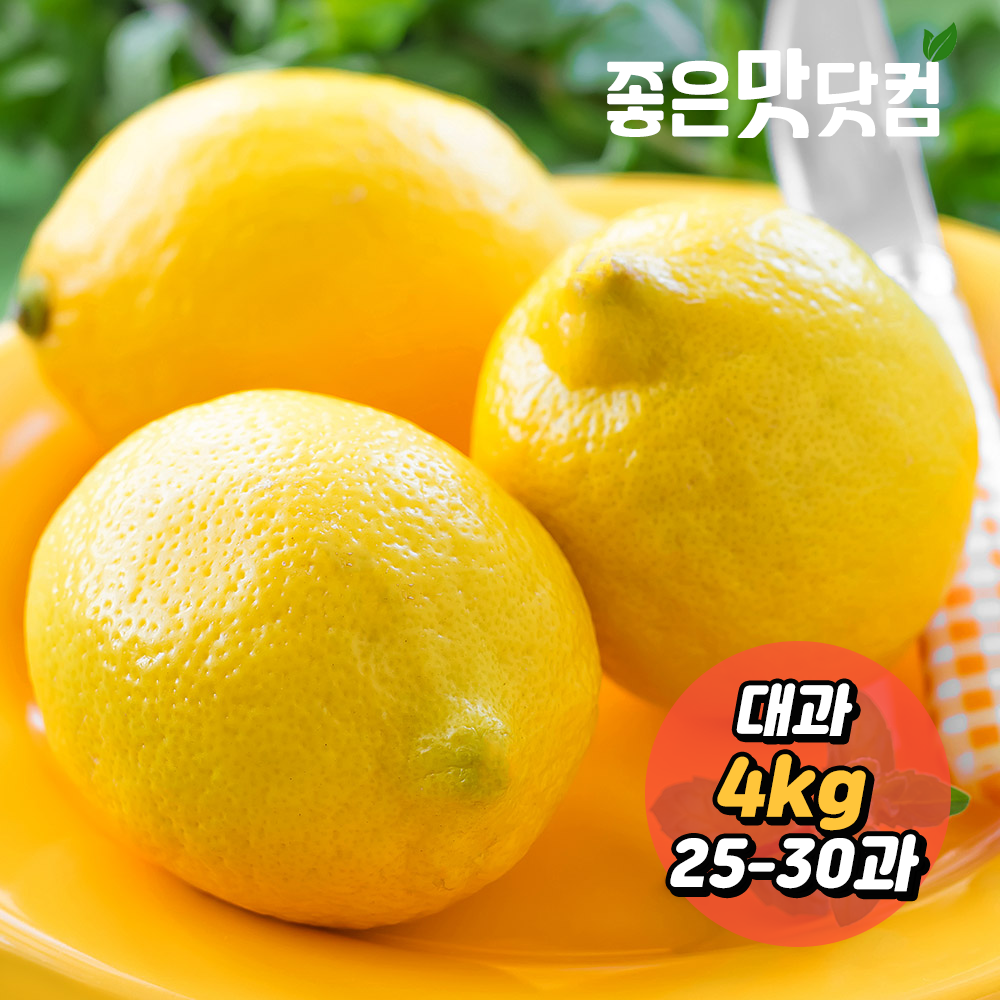 [가락마켓]새콤한 썬키스트 팬시 레몬 4kg(대)