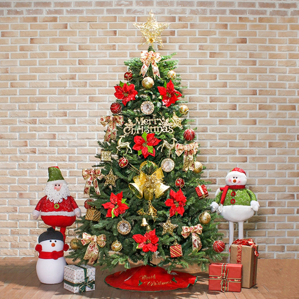 210cm 전나무 크리스마스 풀세트트리/가게 매장 홍보