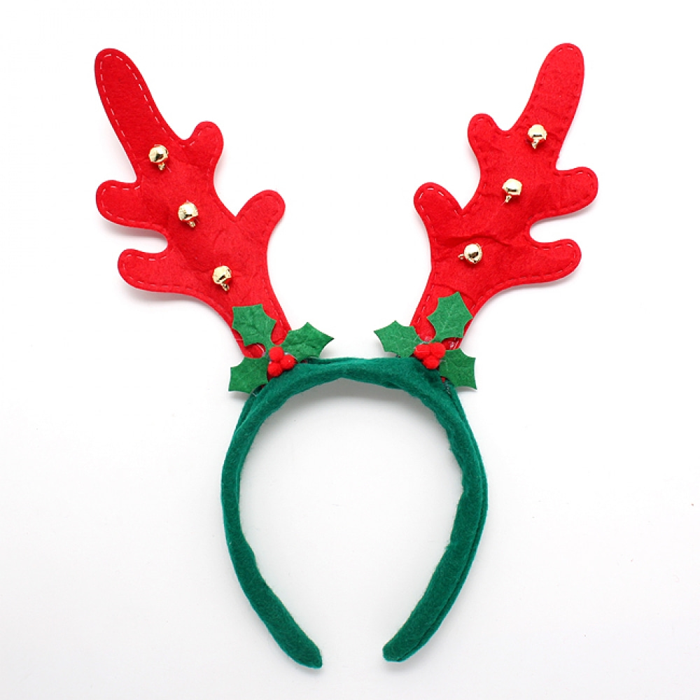빨간뿔 루돌프 머리띠(30cm) 크리스마스 머리띠