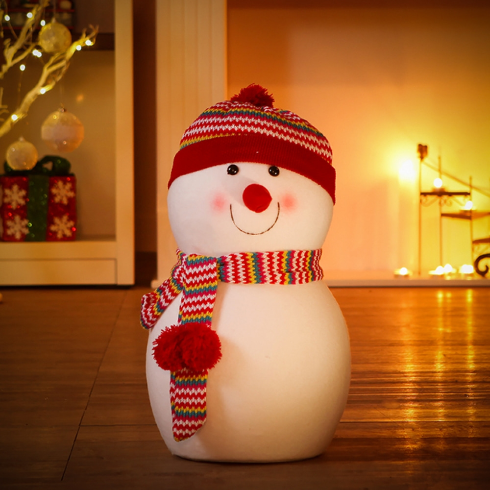 빨간모자 동글 눈사람인형/성탄선물 크리스마스장식