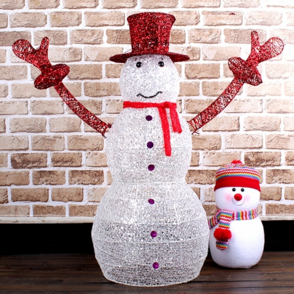 125cm 대형 눈사람 장식 크리스마스 대형 인형