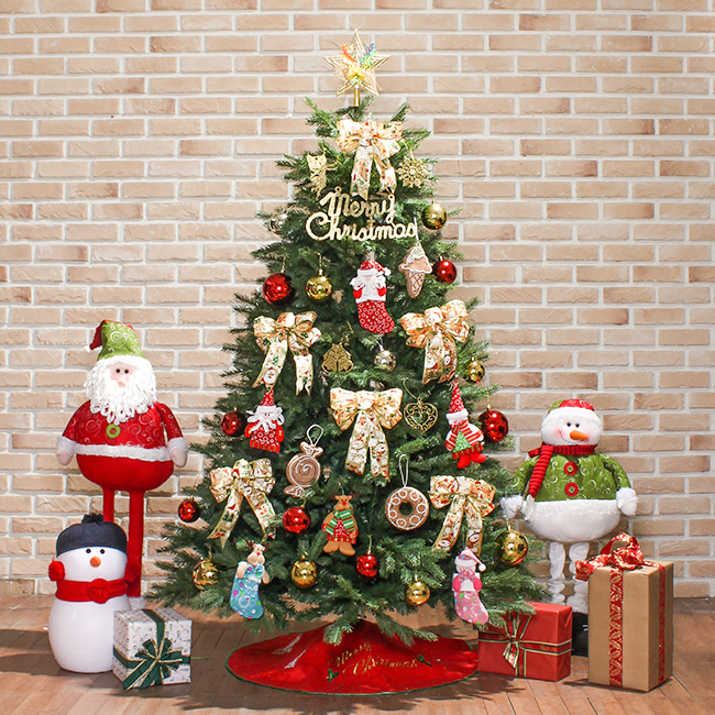 180cm 전나무 크리스마스 풀세트트리/매장홍보 성탄절