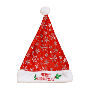 레드 눈꽃 크리스마스 산타모자(40cm) 산타모
