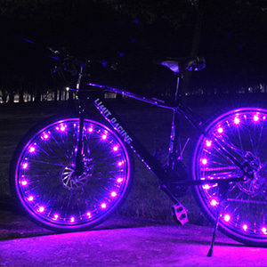 플래시 자전거 LED 와이어 휠라이트 자전거등